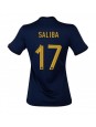 Billige Frankrike William Saliba #17 Hjemmedrakt Dame VM 2022 Kortermet